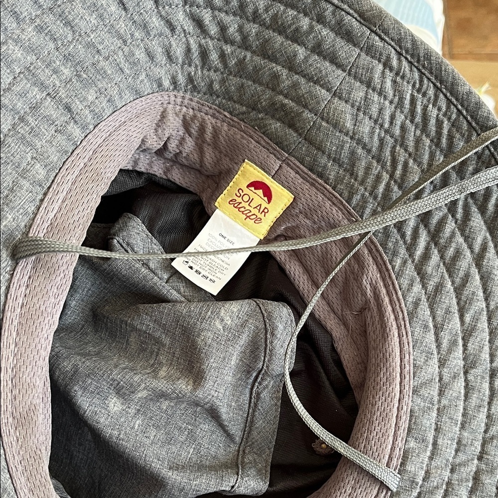 Solar Escape UV Protection Hat Heather One Size - Picture 4 of 5